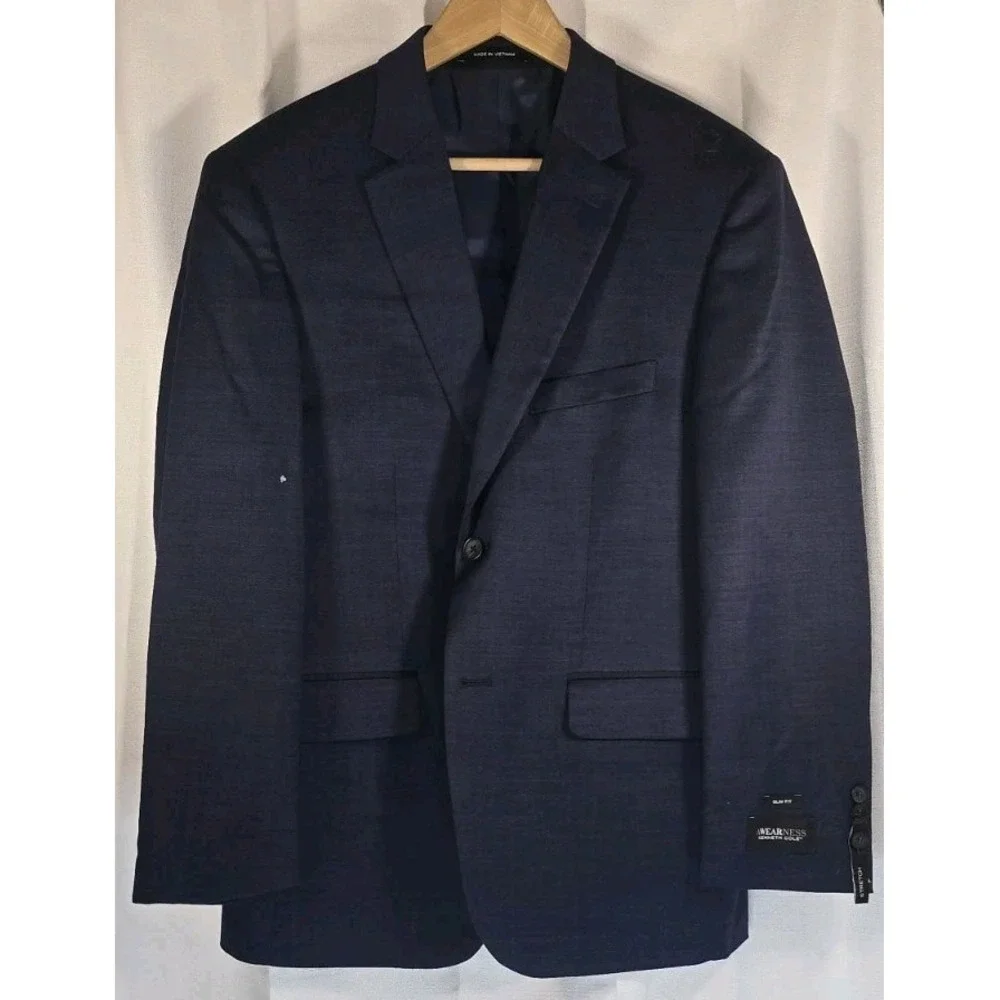 Kenneth Cole NWT MSRP $459 Suit Jacket 40S Wool Sport Coat Blazer **Damage**